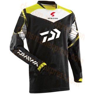 Daiwa เสื้อแจ็กเก็ตแขนยาว ป้องกันรังสียูวี ระบายอากาศ ไซซ์ XS-5XL แฟชั่นฤดูร้อน สําหรับผู้ชาย