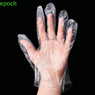 Epoch ถุงมือใส PE ป้องกันมลพิษ แบบใช้แล้วทิ้ง สําหรับใช้ในครัวเรือน