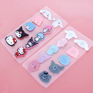 เครื่องประดับ จี้รูปยูนิคอร์น Hello Kitty Jibits Kuromi Sanrio น่ารัก สําหรับตกแต่งรองเท้า Crocs จํานวน 10 ชิ้น