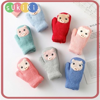 Sukiki ถุงมือ แบบหนา น่ารัก สําหรับเด็กวัยหัดเดิน 1-3 ปี