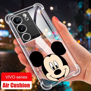 เคสซิลิโคนใส ลายการ์ตูนมิกกี้เมาส์ กันกระแทก สําหรับ VIVO V29 5G V29E V29 Pro