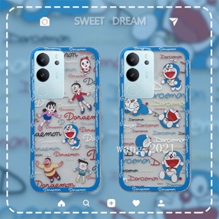 พร้อมส่ง ใหม่ เคสโทรศัพท์มือถือ ซิลิโคนนุ่ม ลายการ์ตูนหมีโดรา น่ารัก ยอดนิยม สําหรับ VIVO V29 5G VIVO V29e V29 Pro 5G 2023