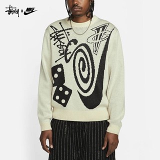 Nikexstüssy เสื้อคาร์ดิแกนลําลอง ผ้าถัก 100% อบอุ่น เข้ากับทุกการแต่งกาย สําหรับผู้ชาย DR2894-238