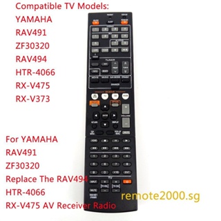 ใหม่ รีโมตคอนโทรล แบบเปลี่ยน สําหรับตัวรับสัญญาณวิทยุ AV YAMAHA RAV491 ZF30320 RAV494 HTR-4066 RX-V475