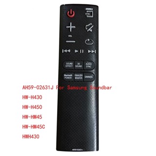 ใหม่ รีโมตคอนโทรล AH59-02631J แบบเปลี่ยน สําหรับ Samsung Soundbar HW-H430 HW-H450 HW-HM45 HW-HM45C HWH430