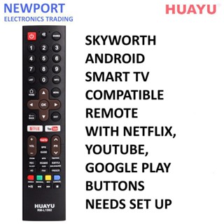 Huayu RM-L1592 Skyworth รีโมตคอนโทรล สําหรับสมาร์ททีวี Android