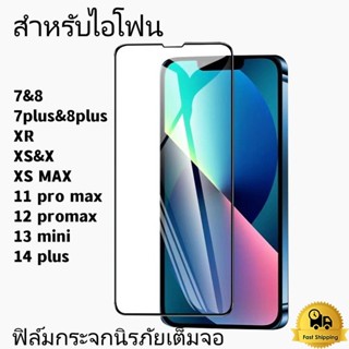 ฟิล์มกระจก หัวสิงโต กันรอย สำหรับiPhone 14 13 12 11 Pro Max 7 8 14 Plus SE2020 12 13 Mini XR X XS MAX กระจกนิรภัย