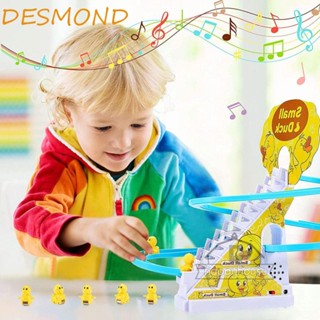 Desmond บันไดปีนเขาเป็ดไฟฟ้า พร้อมไฟ LED ของเล่นเสริมการเรียนรู้ สําหรับเด็ก