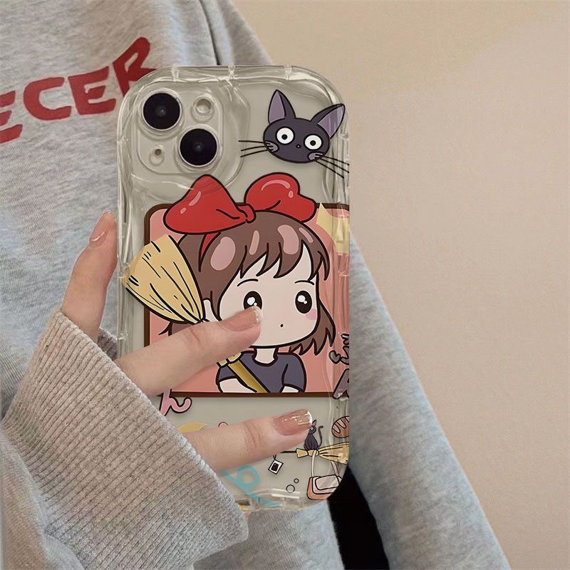 เคสโทรศัพท์มือถือซิลิโคน TPU นิ่ม แบบใส กันกระแทก ลายไม้กวาด วิซาร์ด สําหรับ iPhone 15 14 Pro 11 12 13Mini XS Max X XR 7 8 6S Plus SE2020