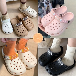 รองเท้าแตะ Crocs EVA เหมาะกับเดินชายหาด แฟชั่นฤดูร้อน สไตล์เกาหลี สําหรับผู้หญิง 2023