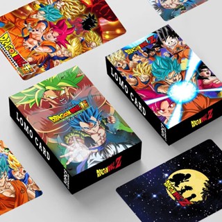 30ชิ้น การ์ดดราก้อนบอล goku การ์ตูน dragon ball lomo card สองด้าน การ์ดรูปถ่าย