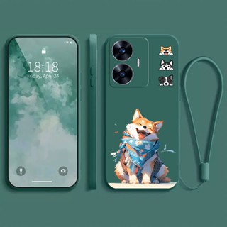 เคส REALME C55 C30 C30S NARZO 50i Prime C21Y C25Y C33 C35 NARZO 50A Prime เคสโทรศัพท์มือถือ ซิลิโคนนิ่ม กันกระแทก กันรอยกล้อง ลายสุนัขน่ารัก สําหรับ zz1