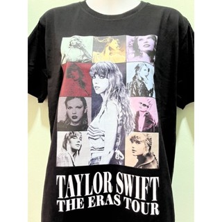 [S-5XL]เสื้อยืดคุณภาพดี 2023 Taylor Swift The Eras Tour Tshirt 100% Cotton Unisex Short Sleeve T Shirts S-3XL