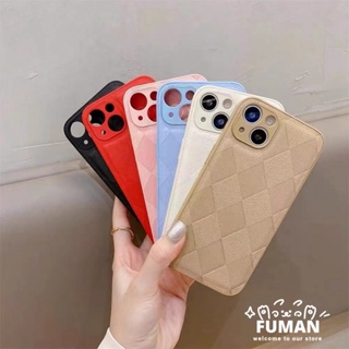 เคสโทรศัพท์มือถือหนัง TPU แบบนิ่ม ลายสี่เหลี่ยมขนมเปียกปูน หรูหรา สําหรับ Xiaomi 13 12 12S Pro 12X Mi 11 Lite Mi 11Pro Mi 11Ultra