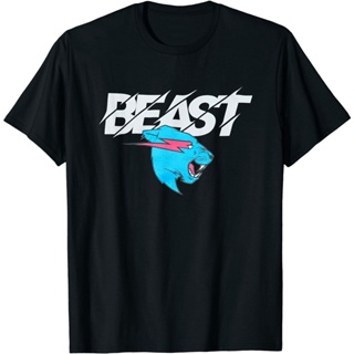 [S-5XL]ขายดี!Ofdcha74hggcni45 เสื้อยืด พิมพ์ลาย MR BEAST CAT Lightning Youtuber Merch Gamer สไตล์คลาสสิก ไม่ซ้ําใคร สําห