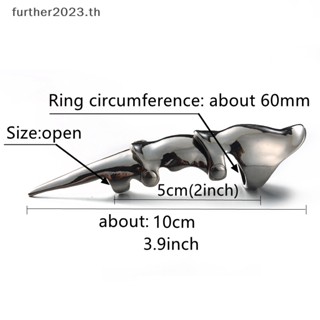 [FT] แหวนโลหะ รูปมังกร สไตล์พังก์ร็อค โกธิค พังก์ร็อค เครื่องประดับแฟชั่น สําหรับงานปาร์ตี้ [พร้อมส่ง]