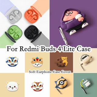 【ของแท้】เคสหูฟัง แบบนิ่ม ลายการ์ตูนฉลาม สําหรับ Redmi Buds 4 Lite Redmi Buds 4 Lite