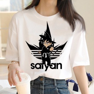 [S-5XL]【New】ดราก้อนบอล Z Super Son Goku Vegeta Saiyan เสื้อยืดแฟชั่นลำลอง