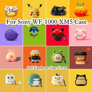 【Direct Supply】เคสหูฟัง แบบนิ่ม ลายการ์ตูน สําหรับ Sony WF-1000 XM5 WF-1000 XM5