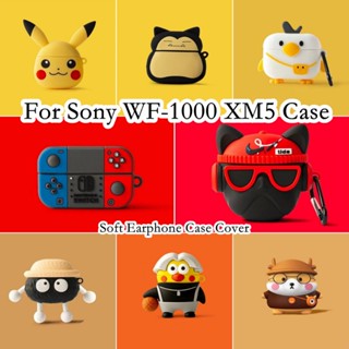 【พร้อมส่ง】เคสหูฟัง แบบนิ่ม ลายการ์ตูน สําหรับ Sony WF-1000 XM5 WF-1000 XM5