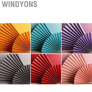 Windyons Innovative Photography Props Folding Hand Paper Fan Photo Background Ornaments for Advertising Shooting