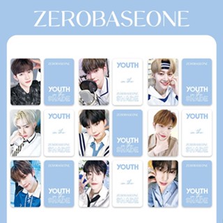 Zb1 COMEBACK โฟโต้การ์ด อัลบั้ม in Bloom Lomo Card Youth in the Shade Set Fancam Polaroid Cards Poster Lyrics ZEROBASEONE Kpop โปสการ์ด พร้อมส่ง SX