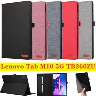 เคสแท็บเล็ตหนัง กันกระแทก พร้อมขาตั้ง สําหรับ Lenovo Tab M10 5G TB360ZU 10.6 นิ้ว