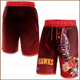 Hq1 2023-2024 NBA Atlanta Hawks Hometown กางเกงขาสั้น พลัสไซซ์ สําหรับผู้ชาย ผู้หญิง เหมาะกับการเล่นกีฬาบาสเก็ตบอล QH1