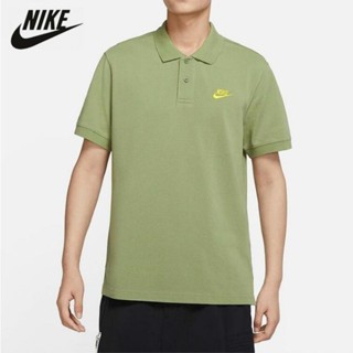 Nike ของแท้ 100% เสื้อโปโลแขนสั้น คอปก ผ้าฝ้าย ใส่สบาย สไตล์คลาสสิก สําหรับผู้ชาย CJ4457