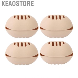 Keaostore Makeup Sponge Holder  Wet Dry Use 4pcs Breathable Case for Business