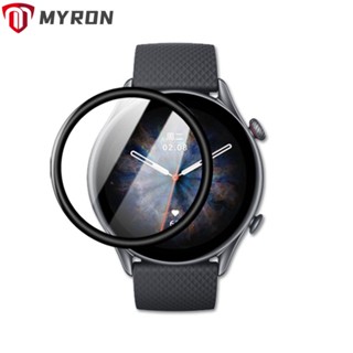 Myron ฟิล์มกันรอย HD แบบเต็ม สําหรับ Amazfit GTR3 GTR3 2 ชิ้น