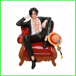 Yb2 โมเดลฟิกเกอร์ One Piece Ace Suit Action Figure Sofa ของเล่น ของสะสม สําหรับเด็ก ตกแต่งบ้าน BY2