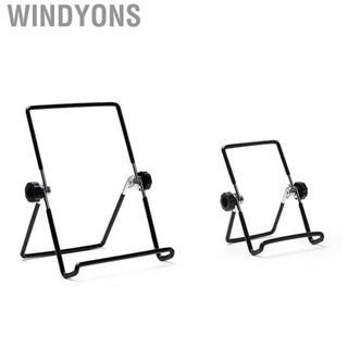 Windyons Tablet Stand Foldable Prevent Slip Multi Angle Triangular Iron Wire Desktop Mobile Phone Bracket