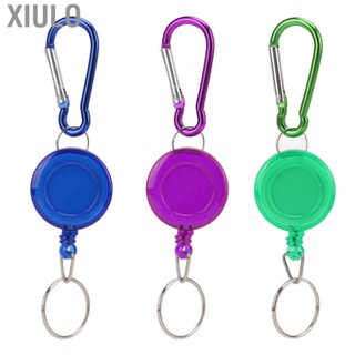 Xiulo 3x Nylon Rope Telescopic Burglar Tool  Lost Retractable Pull Keychain Buckle