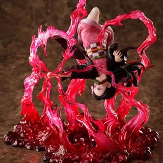 ฟิกเกอร์ Demon Slayer Nezuko (Blood Burster Moon Ver.) โมเดลดาบ 3 ซีซั่น Demonization Season 1/8 ขนาด 16 ซม. อนิเมะ Tanjirou