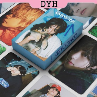 โปสการ์ดอัลบั้มรูปภาพ LOMO BTS V KPOP จํานวน 55 ชิ้น ต่อกล่อง