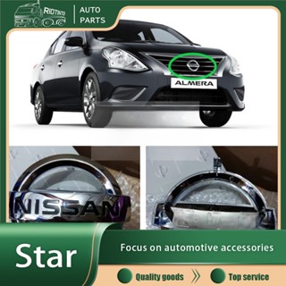 Rtostar กระจังหน้ารถยนต์ ลายโลโก้สัญลักษณ์ nissan Almera 2015 2016 2017 2018 2019