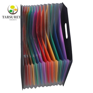 Tarsureth กล่องพลาสติก ขนาด A4 สีดํา สําหรับใส่จัดเก็บเอกสาร หนังสือ สํานักงาน