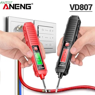 Antot ปากกาทดสอบแรงดันไฟฟ้า เซนเซอร์ NCV 50 60Hz ANENG VD807 AC 12-300V ไม่ต้องสัมผัส