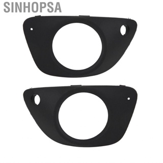 Sinhopsa Front Bumper Fog Light Cover  Lamp Trim Bezel Reliable Protection High Strength  Impact for Macan 95B 2014 To 2018