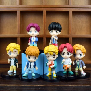 พร้อมส่ง ตุ๊กตาฟิกเกอร์ BTS Kim Tae Hyung Tian Jungkook Kim Seokjin สําหรับตกแต่งบ้าน