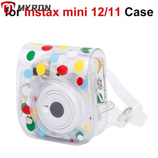 Myron กระเป๋าเคส ป้องกันกล้อง คุณภาพสูง หลากสีสัน สําหรับ Fujifilm Instax Mini 12 11