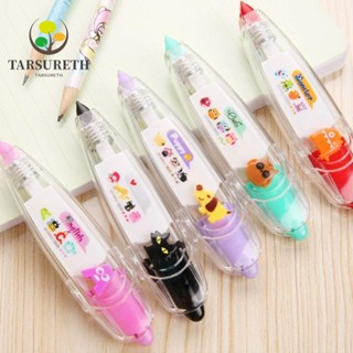 Tarsureth เทปลบคําผิด ลายการ์ตูน DIY สําหรับตกแต่งไดอารี่ 2 ชิ้น