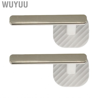 Wuyuu 2PCS Curtain Holdback White And Gold ABS Decorative Tie Back Hook Dr Hbh