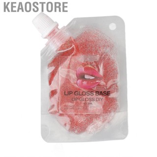 Keaostore Lip Gloss Base Oil  Glitter Pearly for Makeup