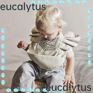 Eucalytus1 ผ้ากันเปื้อน หนัง PU นิ่ม กันน้ํา ทําความสะอาดง่าย คุณภาพสูง สําหรับเด็กทารก