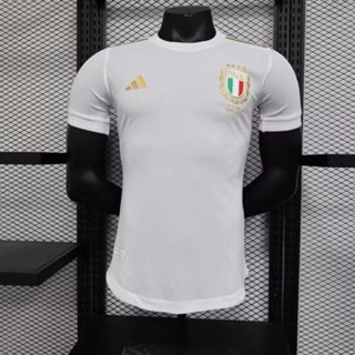 เสื้อกีฬาแขนสั้น ลายทีมชาติฟุตบอลชั้นนํา Italy Jersey 2023-2024 ชุดเหย้า สําหรับผู้ชาย