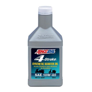 น้ำมันเครื่อง Amsoil Formula 4-Stroke 10W-40 Synthetic Scooter Oil