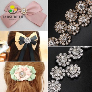 Tarsureth กิ๊บติดผม รูปเกล็ดหิมะ ดอกไม้ DIY สําหรับตกแต่งเสื้อผ้า 10 ชิ้น