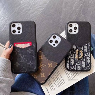 เคสโทรศัพท์มือถือหนัง แบบฝาพับ พร้อมช่องใส่บัตร สําหรับ iPhone 14 13 Pro Max 11 12 Promax X Xr XS Xsmax